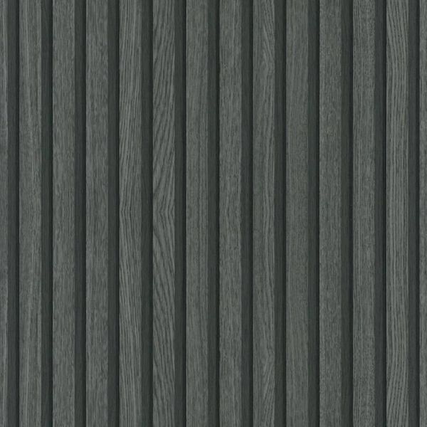 Noordwand Papel pintado Botanica Wooden Slats negro y gris