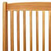vidaXL Juego Bistro de Jardín 3 pcs Marrón madera maciza de acacia