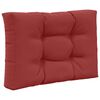 vidaXL Coj&iacute;n para sof&aacute; de exterior 3 pcs Rojo vino tinto Poli&eacute;ster