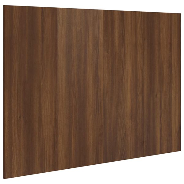 vidaXL Cabecero de cama madera contrachapada roble marr&oacute;n 120x1,5x80cm