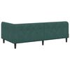 vidaXL Estructura de cama en esquina Verde oscuro 90 x 190 cm