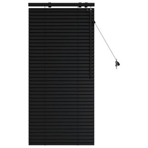 vidaXL Persiana veneciana Negro 55 x 130 cm 35 mm