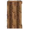 vidaXL Aparador LED Madera vieja 60,5 x 37 x 67 cm