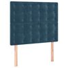 vidaXL Cama box spring con colch&oacute;n terciopelo azul oscuro 90x190 cm