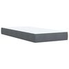 vidaXL Cama box spring con colch&oacute;n terciopelo gris oscuro 80x200 cm