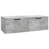 vidaXL Mueble para TV de pared Gris Hormig&oacute;n 98 x 41 x 30 cm