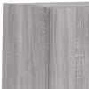 vidaXL Muebles TV pared con LED 6 pzas madera ingenier&iacute;a gris Sonoma