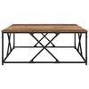 vidaXL Mesa de Caf&eacute; Madera envejecida 100 x 100 x 40 cm