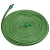 vidaXL Manguera de riego 3 tubos PVC verde 15 m