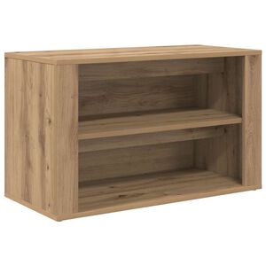 vidaXL Zapatero 75 x 35 x 45 cm Madera de ingenier&iacute;a Roble artisan