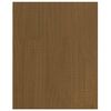 vidaXL Mueble de TV de madera maciza de pino marrón miel 70x33x42 cm