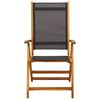 vidaXL Sillas de jard&iacute;n plegables 6 uds madera maciza acacia textileno