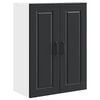 vidaXL Armario de Pared PORTO Negro 60 x 31 x 80 cm