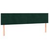 vidaXL Cama box spring con colch&oacute;n terciopelo verde oscuro 180x200 cm