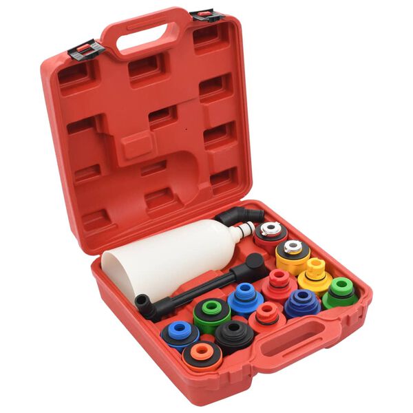 vidaXL Set para rellenar el aceite de motor 15 piezas