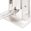 vidaXL Embutidora manual de acero inoxidable plateado 5 L