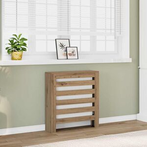 vidaXL Cubierta de radiador madera color roble artesano 78x20x82 cm