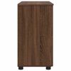 vidaXL Gabinete de Ba&ntilde;o con caj&oacute;n Roble Marr&oacute;n 76,5 x 35 x 64 cm