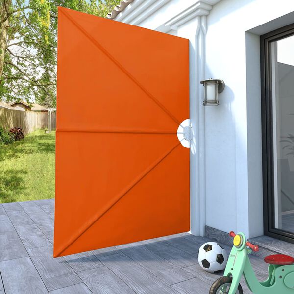 vidaXL Toldo lateral plegable terraza color terracota 240x160 cm