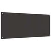 vidaXL Salpicadero de cocina 2 pcs Gris oscuro 120 x 50 cm