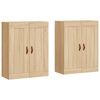 vidaXL Armarios de pared 2 uds madera de ingenier&iacute;a roble Sonoma