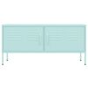 vidaXL Mueble para TV de acero verde menta 105x35x50 cm