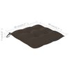 vidaXL Sillas de jardín 4 uds madera teca con cojines gris taupe