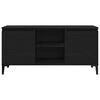 vidaXL Gabinete de TV Roble Negro 102 x 35 x 50 cm