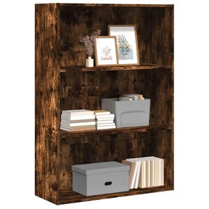 vidaXL Estanter&iacute;a madera de ingenier&iacute;a roble ahumado 80x30x114 cm