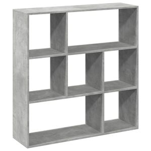vidaXL Librer&iacute;a divisora madera gris hormig&oacute;n 102x29x103,5 cm