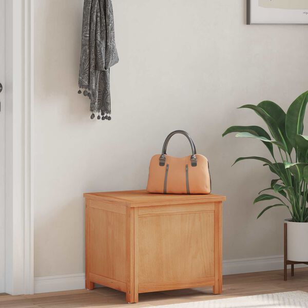 vidaXL Caja de Almacenamiento Natural 50 x 45 x 45 cm