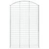 vidaXL Cesta gaviones forma arco hierro galvanizado 150x50x220/240 cm