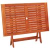 vidaXL Set de comedor de jard&iacute;n plegable 7 pzas madera eucalipto