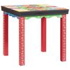 vidaXL Mesa cuadrada 3 uds. Multicolor 50 x 50 x 50 cm
