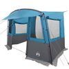 vidaXL Tienda de port&oacute;n trasero para Caravana personas Azul