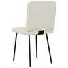 vidaXL Sillas de comedor 4 unidades terciopelo crema