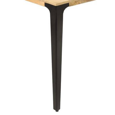 vidaXL Mesa de comedor de madera maciza de mango 120x60x76 cm