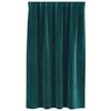 vidaXL Cortinas opacas 2 pcs Verde oscuro 140 x 140 cm Terciopelo