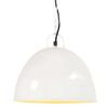 vidaXL L&aacute;mpara colgante vintage 25 W blanca redonda 31 cm E27
