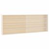 vidaXL Vitrina de madera para coleccionistas con puertas 100x8,5x37 cm
