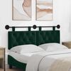 vidaXL Cabecera Colgante Verde oscuro 150 x 55 x 7 cm Terciopelo