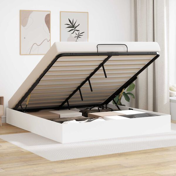 vidaXL Estructura de Cama Ottoman 193 x 120 x 25 cm Madera aglomerada