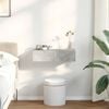 vidaXL Estante de pared con cajones madera contrachapada gris hormig&oacute;n