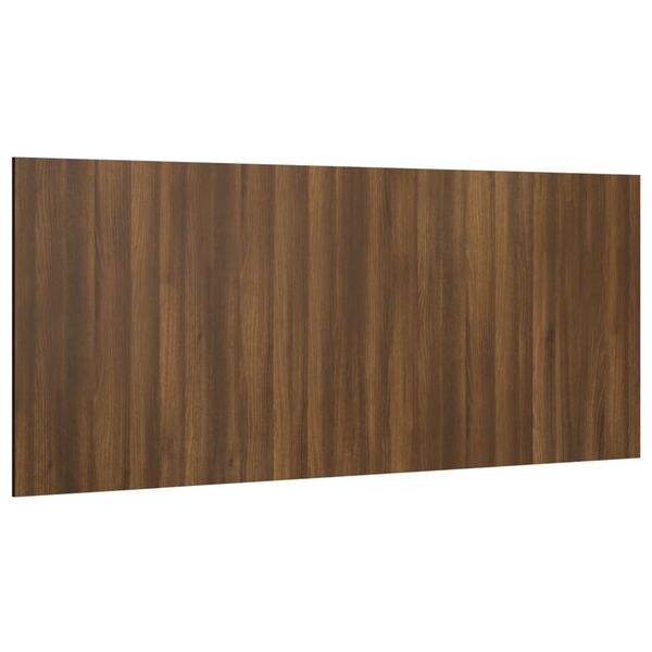 vidaXL Cabecero de cama madera contrachapada roble marrón 200x1,5x80cm