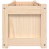 vidaXL Jardinera de madera maciza de pino 90x31x31 cm