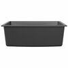 vidaXL Fregadero de cocina Gris 54 x 44 x 20 cm granito