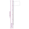 vidaXL M&aacute;stil de bandera modular aluminio plateado 6,08 m
