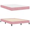 vidaXL Cama tipo Box Spring con colch&oacute;n Rosa 140 x 200 cm tela
