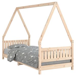 vidaXL Estructura de cama para ni&ntilde;os madera maciza de pino 80x200 cm