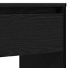 vidaXL Mesa consola roble negro 89x41x76,5 cm madera de ingeniería